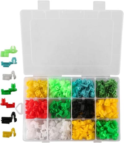 Deurslot stang clips 160pcs - sterke kunststof - voor links en rechts - voorkomt problemen met de achterklep - ShopVlot