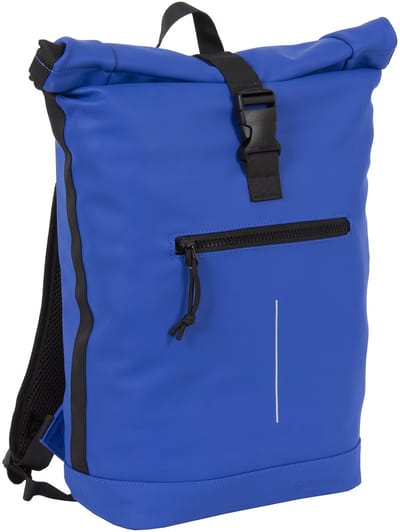 New Rebels Mart New York Kobaltblauw 21L Rugtas Rolltop Waterafstotend Laptop 15.6