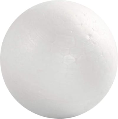 Ballen, d 6 cm, wit, 50 stuk/ 1 doos