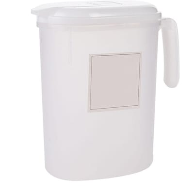 Koelkast Koude Water Kan in Japanse Stijl 1.8L Plastic Koude Water Kan Hoge Temperatuur white