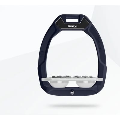 Veiligheidspinsters voor paardrijden Plat Ultra Grip Blauw/Grijs/Wit Flex-On Safe-On