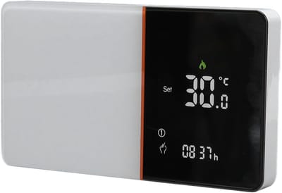 Thermostaat Dubbele Sensor - Temperatuurregelaar LCD - Energie Besparen - Nauwkeurige Regeling - 95-240 V - Wit