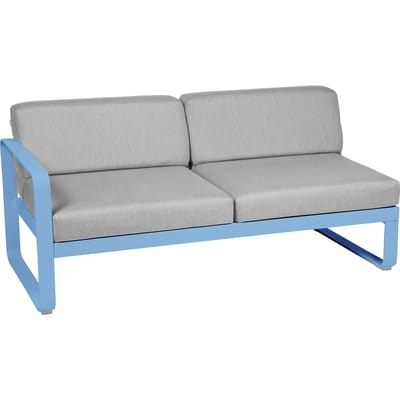 Fermob BELLEVIE 2 zits module links - E1 Maya blauw - 79 Flanelgrijs