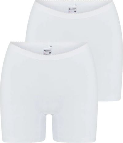 Beeren Softly dames boxershorts - 2-pack - Maat M - Wit