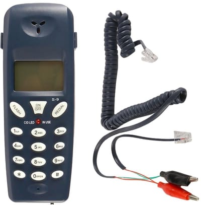Dailygoods- Telefoonchecker - Beller-ID Functie - Vaste Telefoon - 16-cijferig LCD-scherm - PVC Materiaal - Belvolume ≥70 dB