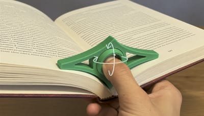Skushy 2x Boekhouder - - Paginahouder voor Boek - Houdt Pagina's Open tijdens het Lezen - Boekensteun Accessoire - Leesaccesoire - Boekstandaard Clip - Hands Free Lezen - Bladhouder voor Paperback en Hardcover - Bookseat - Boeksteun - Boekhouden
