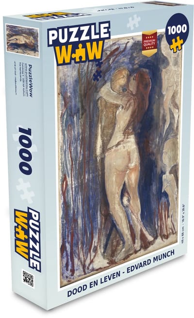 Puzzel Dood en leven - Edvard Munch - Legpuzzel - Puzzel 1000 stukjes volwassenen