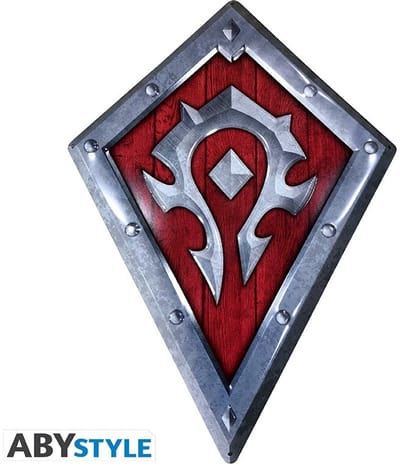 World Of Warcraft Horde Shield Unisex Plaatmetalen borden - zilverkleurig/rood - Standard