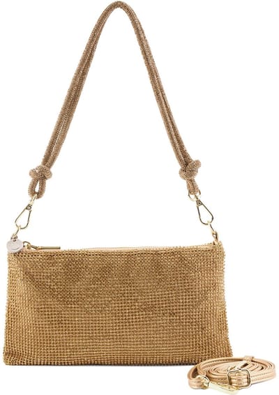 SEIDENFELT MANUFAKTUR clutch Hallila Pouch Gold goudkleurig