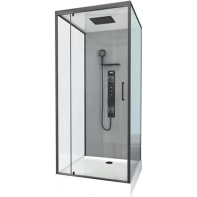 Aurlane Douchecabine Trendy - Vierkant - 90x90x215cm - Grijs