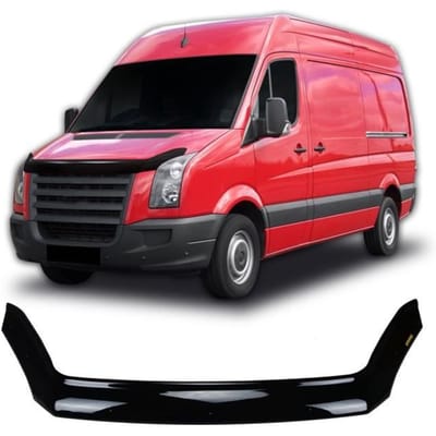 Motorkapspoiler - SCOUTT - Volkswagen Crafter 2006-2017 - ABS - Eenvoudige installatie - Zwart zwart