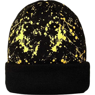 New Era Kinderen/Kinderen Spetter Gebreide Casual Beanie (Zwart)