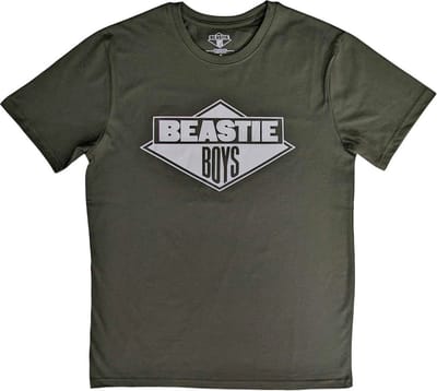 The Beastie Boys - Black & White Logo Heren T-shirt - S - Groen