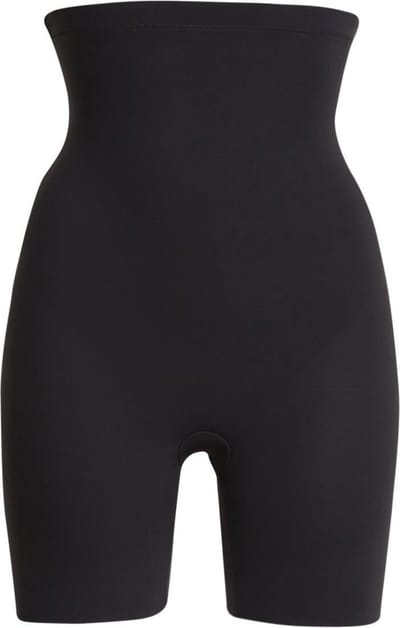 Maidenform Sleek Smoothers Shaping Hi-Waist Thigh Slimmer - Zwart - maat XL