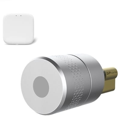 DrPhone ESL3 – Europese Slimme Deurslot met 3 vergrendelmethodes – Zilver – Beveiliging