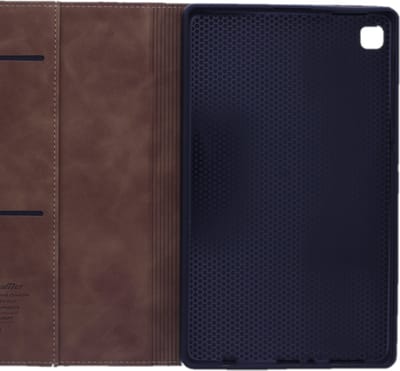 CaseMe tablethoes geschikt voor Samsung Galaxy Tab A7 Lite - Book Case - Lichtbruin