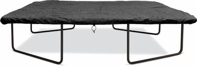 Trampoline beschermhoes rechthoekig 244 x 366 cm antraciet - Rechthoekige winter afdekhoes - Afdekhoes trampoline PVC - afdekzeil - stevige bevestiging