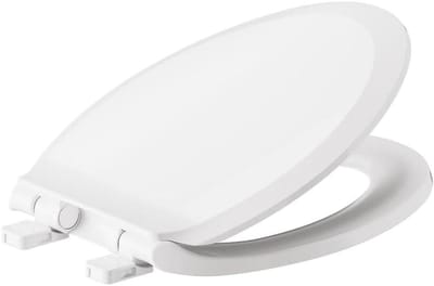 Transitional toiletbril met langzame sluiting - Wit