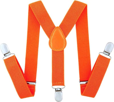 Fako Fashion - Kinder Bretels - Kinderbretels - Effen - 65cm - Oranje