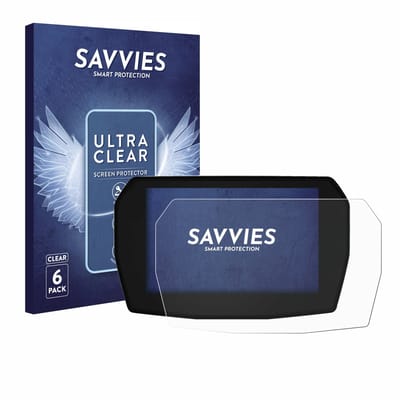 Savvies - Screenprotector voor Ducati Multistrada V2 2025 - Folie Beschermfolie transparant 6 Stuks