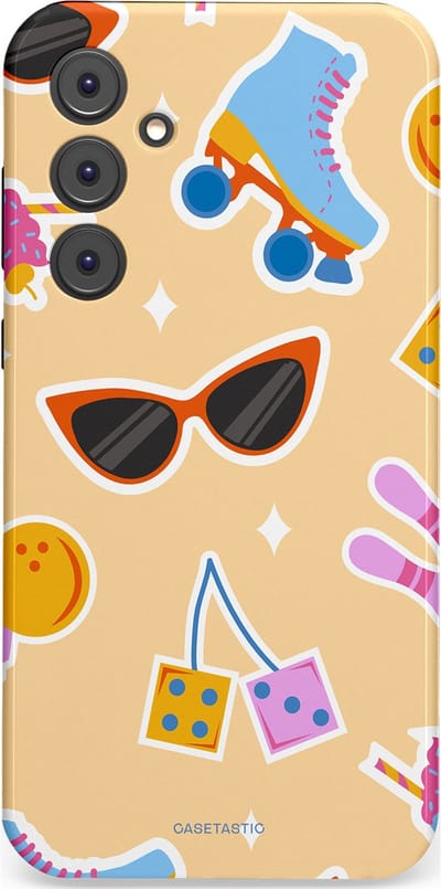 Casetastic Hoesje Geschikt voor Samsung A35 - Stijlvolle Beschermende Duo-layer Case - Milkshake vibes