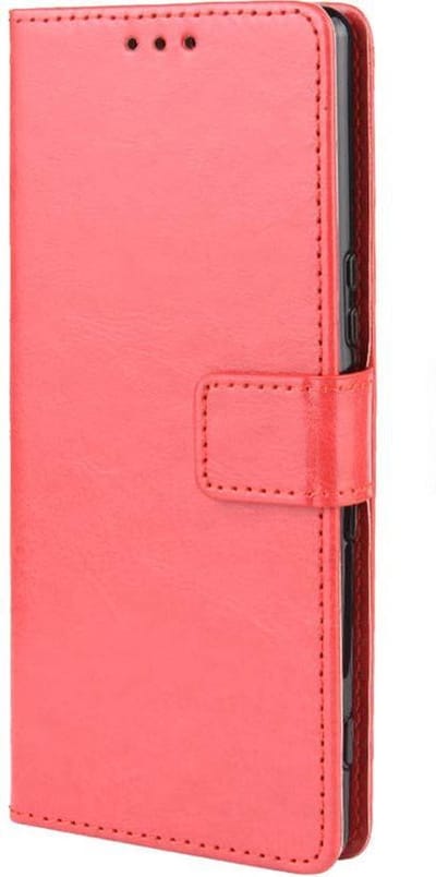 HB Hoesje Geschikt voor Nokia 7.2 - Rood - Portemonnee Book Case met Pasjeshouder en Magneetlipje