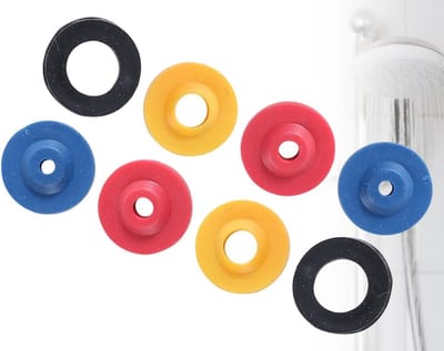Waterbesparende douchekop van silicone, 8-delige set voor efficiënt watergebruik en comfort in de douche