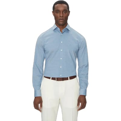 Slim fit piqué shirt Michael Kors Solid