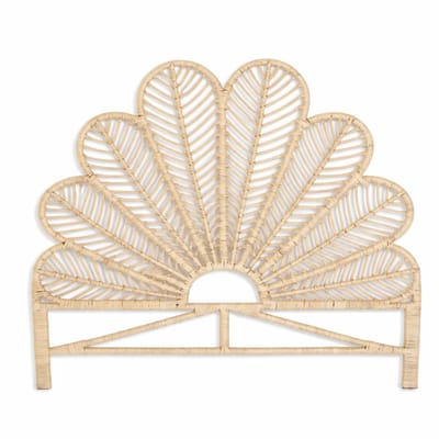 Createyourhome - Rotan - Hoofdbord - Butterfly - Ibiza - Japandi - Riet - Uniek - 160cm