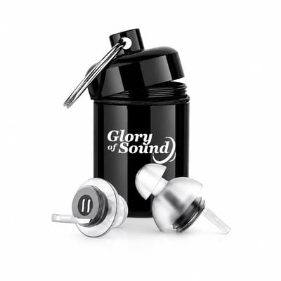 Glory of Sound Oordoppen - Gehoorbescherming - Partyplug - 23 dB - Transparant - Festival Oordopjes - Oordoppen Slapen
