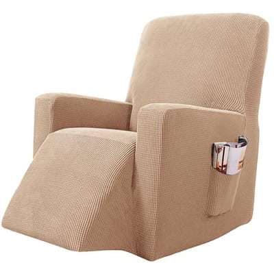 Stretch Fauteuil Hoes Nieuwste Jacquard Fauteuil Hoes Met Zijvak Anti-Slip Gepaste Fauteuil Hoes Bankbeschermer 1 piece