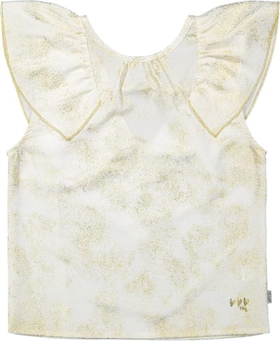 Rumbl Royal - Top - Offwhite/Goud - Maat 152