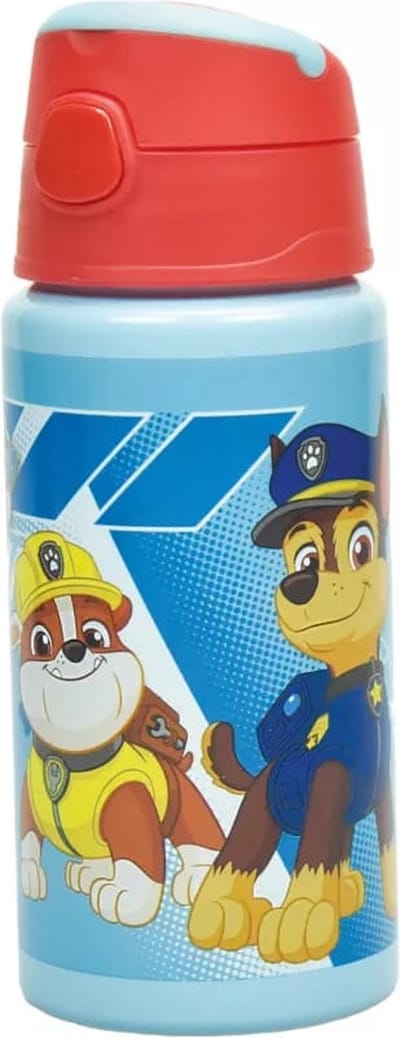 Paw Patrol Aluminium Drinkfles met Rietje Bidon - 500 ml