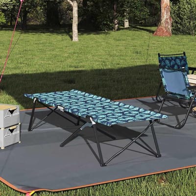 Vouwbed - Campingbed - Outdoor slapen - Stabiele stalen constructie - 206 x 76 cm - Bos