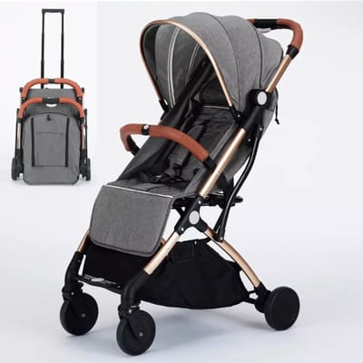 Mogi Products- Compacte Kinderwagen – Inklapbaar tot Trolley – Lichtgewicht buggy-Handbagage kinderwagen-Trolley buggy-Luxe wandelwagen