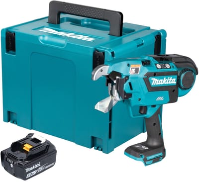 Makita DTR 181 RF1 accu-wapeningsverbinder 18 V 0,8 mm borstelloos + 1x accu 3,0 Ah + oplader + Makpac