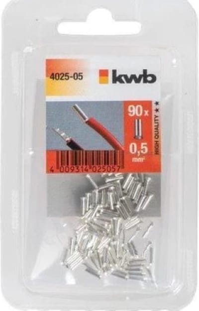 kwb 402505 Adereindhulzen 0.5 mm² 90 stuk(s)