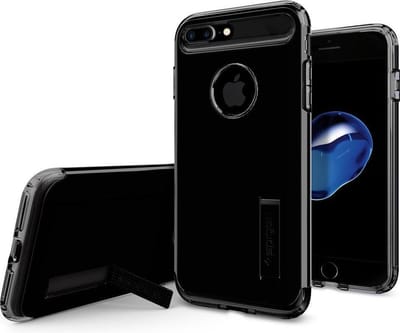 Spigen Slim Armor Hoesje Apple iPhone 7 Plus / 8 Plus Zwart