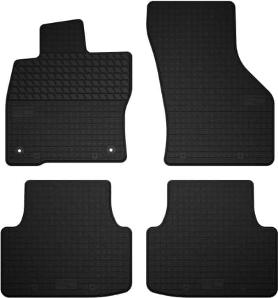 Wielganizator SolidTread - Auto Rubber Matten - Skoda Octavia IV A7 - Perfecte Pasvorm - Zwart