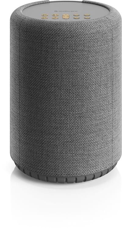 Audio Pro A10 W Smart Multiroom Actieve Luidspreker - Audio Pro Multiroom (Linkplay) - Ruimtecorrectie - Flexibele Installatie - Grijs