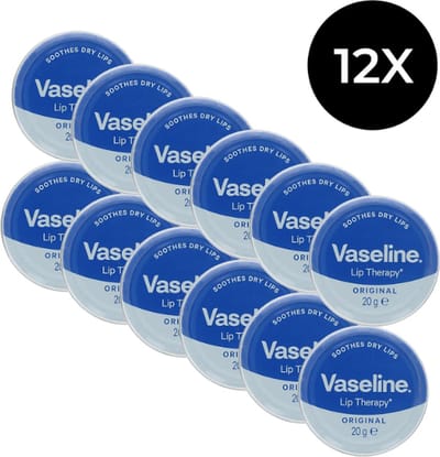 Vaseline Lip Therapy - Lippenbalsem - Original - 12 x 20g