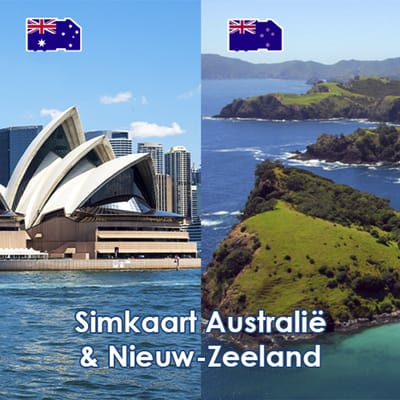InternationalSIM Data Simkaart Australië & Nieuw-Zeeland - 1 GB - 7 dagen