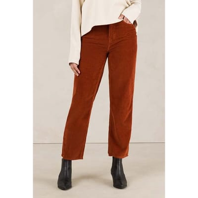Kings Of Indigo Liora Cropped Pottery Clay Size: W24L29 | Wide-Leg & Flared Pants Outlet | Dames |