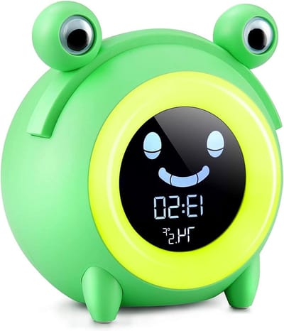 Wake Up Light - Wekker Nachtlamp - Rustig Ontwaken - 5 Kleuren Veranderend - 1 Stuk - Groen