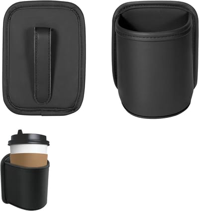Multifunctionele Leren Deur Cup Holders voor Auto, Grote Krassenbestendige Drink Organizer, Ideaal voor Water en Dranken