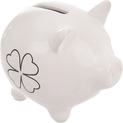 Spaarpot Keramiek Breekbaar Varken 10 cm - Spaarvarken - Spaardoel