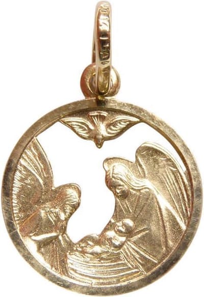 14 karaat gouden engel hanger