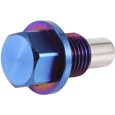 Adaptateur de Bouchon de Vidange Magnétique en Alliage d'Aluminium pour Carter d'Huile M12x1.25