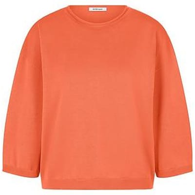 Trui ronde hals gemaakt 100% SUPIMA® katoe Van Peter Hahn oranje