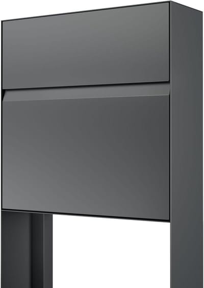 Staande brievenbus - Buitenpost Postkast - Post Ontvangen - Verborgen Slot - 44 x 118 cm - Antraciet